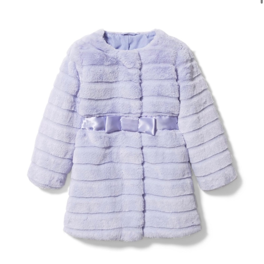Janie and Jack faux fur coat